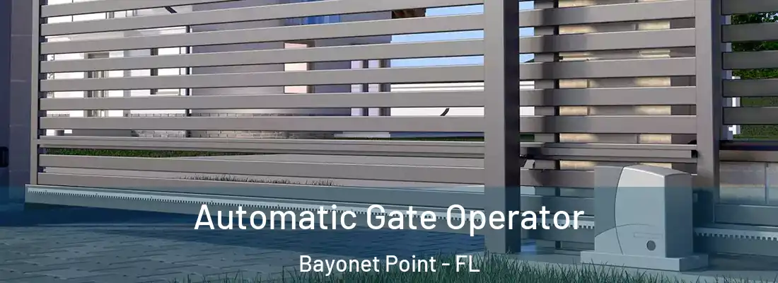  Automatic Gate Operator Bayonet Point - FL